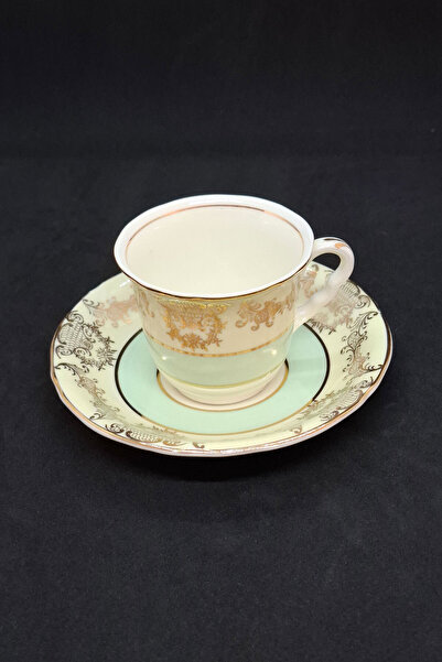 ABBETC Midwinter Porcelon Burslem English Vintage Coffee/Tea Cup and Saucer 150 ml