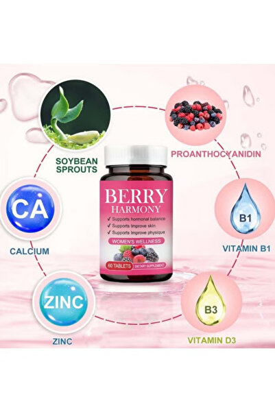 BERRY Women Wellness Balance Female Hormones 60 Tablets