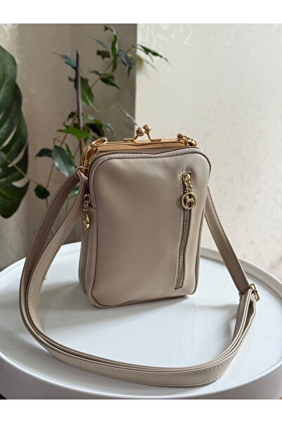 Bagnest Clip-On Three-Eye Faux Leather Women's Shoulder Bag