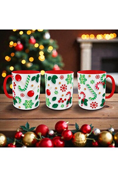 ALPŞAN TİCARET Christmas Kupa Yılbaşı Temalı Kupa Bardak Yeni Yıl Konseptli K...