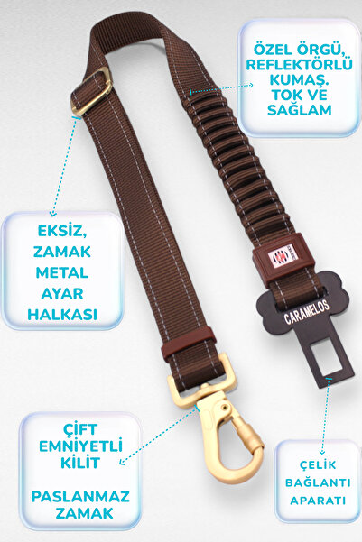 CARAMELOS Pet Car Seat Belt Dog Car Seatbelt Car Auto Accessory Cat Dog Safety Belt