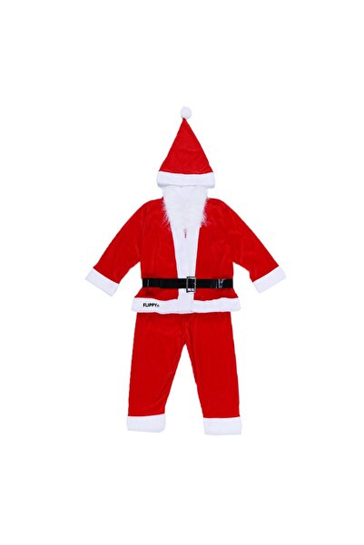 Flippy Santa Claus Costume for Boys 4-6 Years – 5 Piece Set, Premium Velvet, Celebrations & Parties