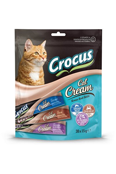Gardenmix Crocus Çoklu Somon Karides & Karides & Yengeç Kedi Ödülü 30x15gr