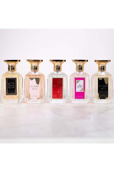 Mystical SET OF 5 WOMEN'S PERFUMES 100ml - ECLAIRE, KHAMRAH, AMEERAT AL ARAB, BERRYDECARE, ECLAIRE BLACK
