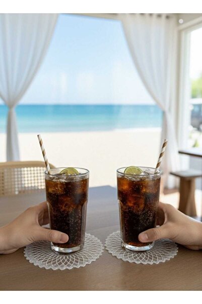 Findify Store 6 Pieces Presentation Napkins, Cocktail Napkins, Coffee Side Presentation Napkins, Presentation Holder, Coasters 16 cm