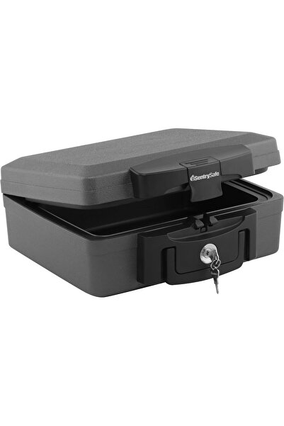 Sentrysafe صندوق أمانات Sentry Safe، مقاوم للحريق والماء، صندوق قفل، أسود، ال...