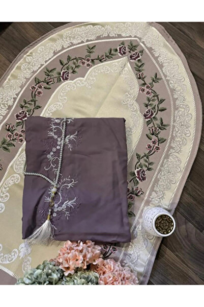 GENERAL مجموعة لافندر حصرية، سجادة صلاة مع ثوب صلاة،