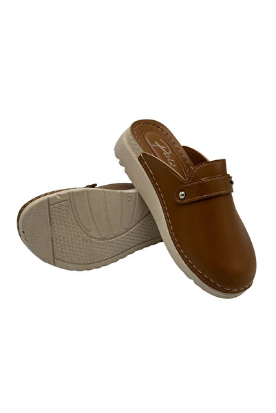 Perla Ayder Closed Front Stone Striped Slippers