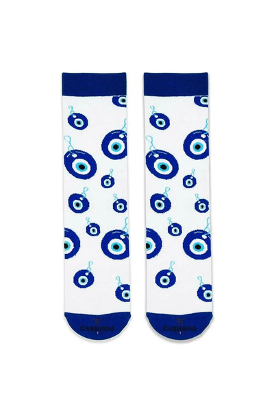 CARNAVAL SOCKS Nazar Boncuğu Desenli Renkli Çorap