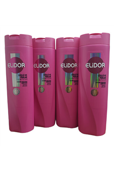 Elidor Strong and Shiny Shampoo (New) 400 ml X 4 Pieces
