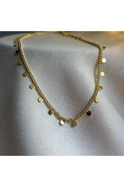 MOD10 Purple Line Design Pullu Xuping Antialerjik Kolye