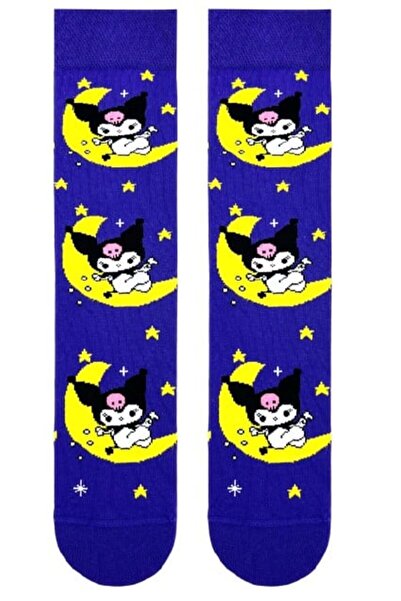 Zumiya جوارب كرومي منقوشة باللون الأزرق