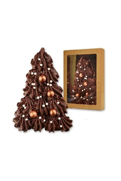ICKX Belgian Chocolate Christmas Tree with Sugar Beads, 210 g
