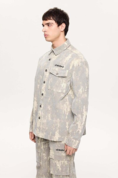 LES BENJAMINS "Carpet" Men's Velvet Denim Jacket