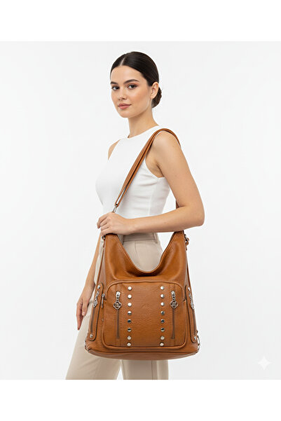 Kılinkır MODEL CASUAL, PIELE MOALE DE CALITATE, CU BUCĂTĂ LATERALĂ, MULTIPLE COMPARTIMENTE, GEANTĂ DE SPATE ȘI GEANTĂ DE UMăr DE DIMENSIUNE MARE