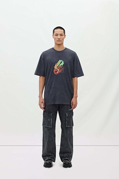 LES BENJAMINS Baggy Cargo Jeans