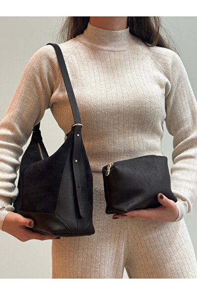 MaVaux Moka 100% Genuine Leather Stylish Detailed Shoulder Bag