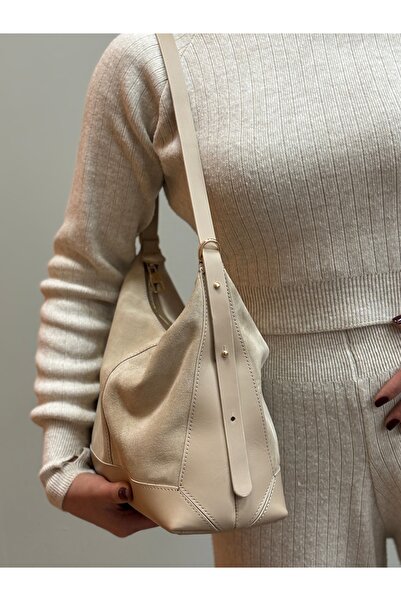 MaVaux Moka 100% Genuine Leather Stylish Detailed Shoulder Bag