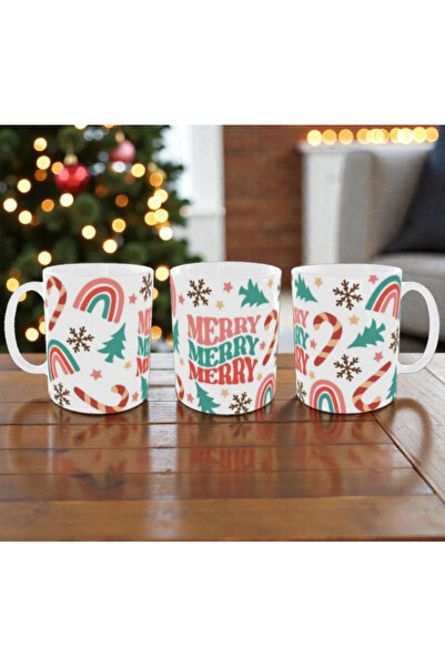 ALPŞAN TİCARET Yılbaşı Temalı Porselen Kupa – Yeni Yıl Hediyesi