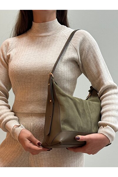 MaVaux Moka 100% Genuine Leather Stylish Detailed Shoulder Bag