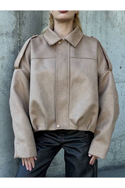 MODA Süet ceket mont