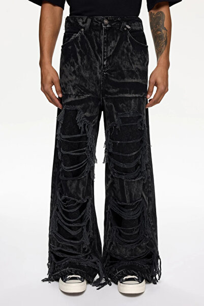 LES BENJAMINS Men's Baggy Jeans