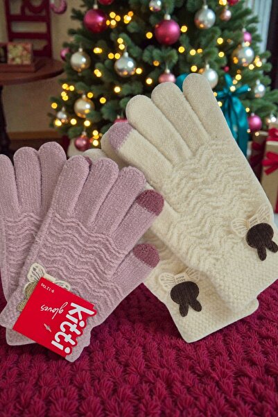 QUB CLUB Girl's Gloves 2 Pieces Gloves