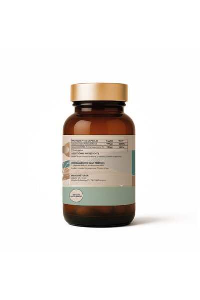 UNUVI - Vitamina D3 + K2 4000 UI 100 mcg | 120 capsule
