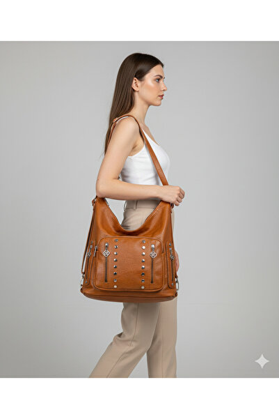 Kılinkır MODEL CASUAL, PIELE MOALE DE CALITATE, CU BUCĂTĂ LATERALĂ, MULTIPLE COMPARTIMENTE, GEANTĂ DE SPATE ȘI GEANTĂ DE UMăr DE DIMENSIUNE MARE