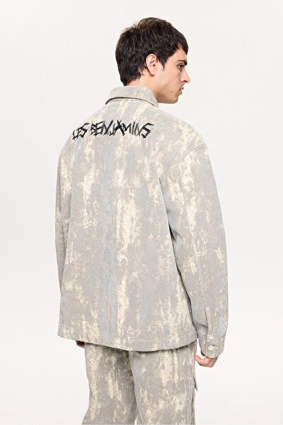 LES BENJAMINS "Carpet" Men's Velvet Denim Jacket