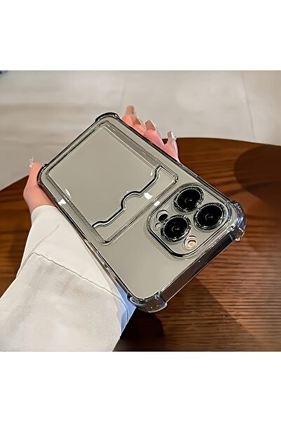 OSG Xiaomi Redmi 13C Compatible Premium Non-Yellowing Phone Case with Transparent Card Holder Wallet