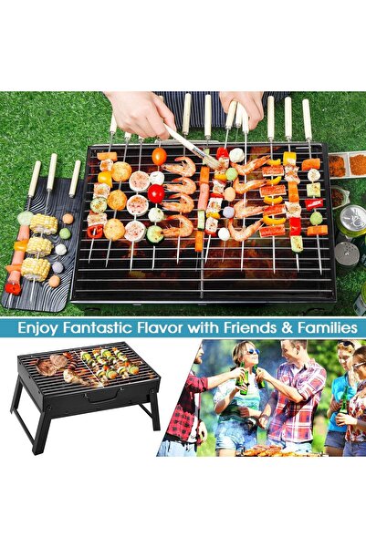 OEMN Portable Folding Grill – Compact, Easy to Carry and Ideal for Outdoor Cooking