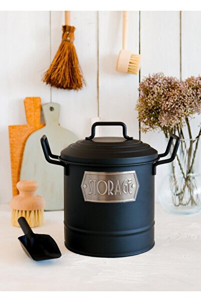 RİVO HOME DECOR New Pulses Bucket Black New