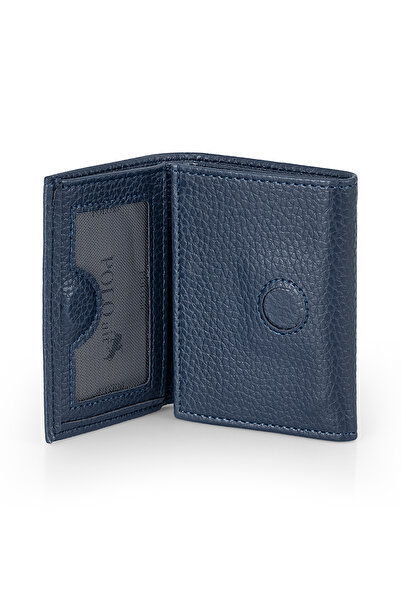 Polo Air Flexible Belt Magnetic Wallet Men's Combination Set Navy Blue Color M-05-L