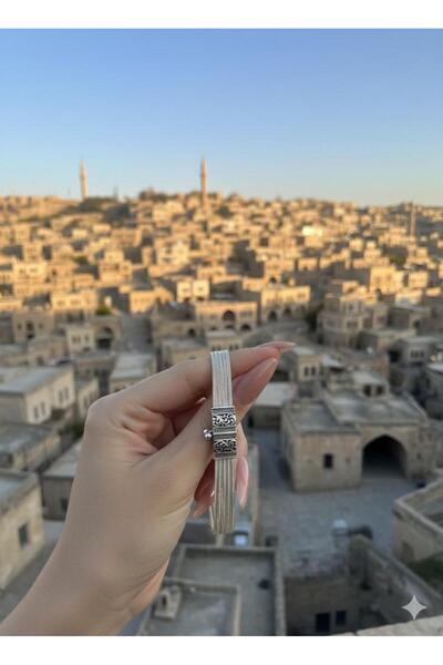 neşe silver Mardin hasırı kadın gümüş bilekik