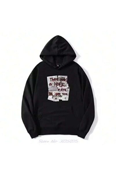 Ritec هودي غازيت كولاج مطبوع للجنسين قصة فضفاضة