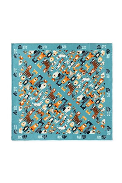 All We Need Is Pets Atâtea bandane de mătase albastră atât de drăguțe pentru câini și iubitori de animale de companie