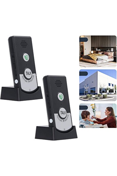 TeknoFaji Diyafon Kapı Zili İnterkom Audio Kablosuz Konuşmalı Uzun Menzilli İ...