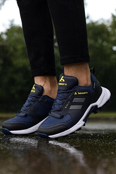 Zubiy Unisex Poly Sole Waterproof Winter Sports Shoes - Navy Blue Color