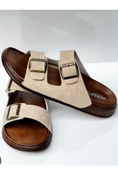 Witta Beige Men's Slippers