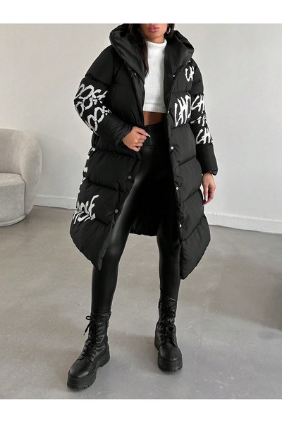 Quen Women's Puffer Long Coat