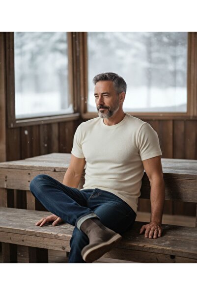 WOODMEN Wool Underwear Men's Wool Underwear Warm Winter