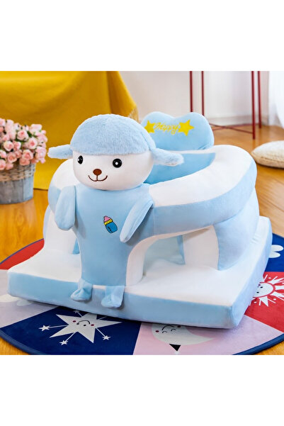 Krista Fotoliu suport pentru bebeluși, plușat, cu placă de burete - Oita alba...