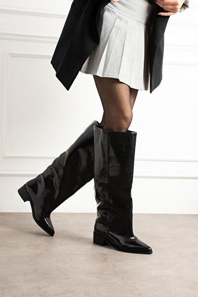 ZENNESHOES Γυναικείες μπότες με κοντό τακούνι Noe XL Cut