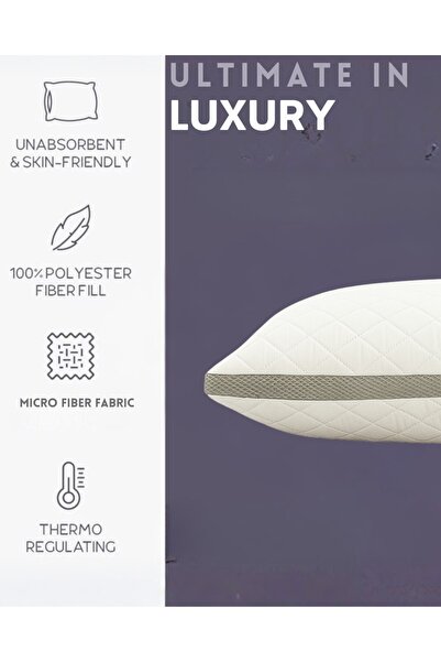 Kunzita Home Air Flow Luxury 50x70 Pillow – Advanced ventilation, ideal support, and lasting hotel comfort.