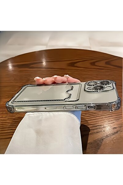 OSG Xiaomi Redmi Note 11 Compatible Premium Non-Yellowing Phone Case with Transparent Card Holder Wallet