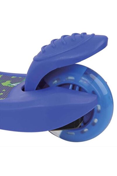 Tessari Blue Scooter with LED Wheels