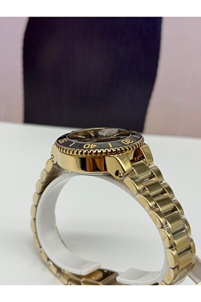 Hislon Gold Automatic Women's Watch 10 Atm Waterproof 3 Years Warranty