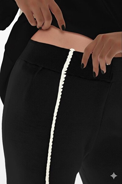 EFENDİX Rose Stitched Knitting Suit