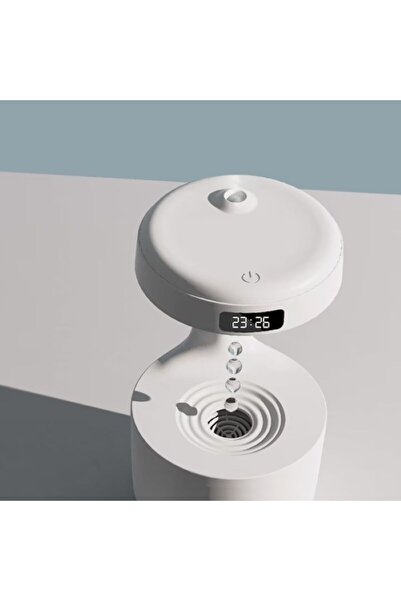 ROHS Anti-Gravity Ultrasonic Humidifier 800 ml with LED, Anti-Dry Function and Ambient Light – Matte Wh